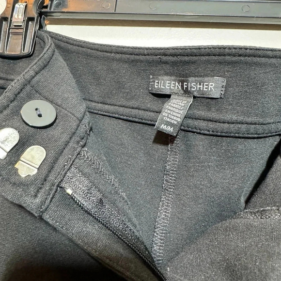 Eileen Fisher Black Pants Size Medium - Picture 3 of 5